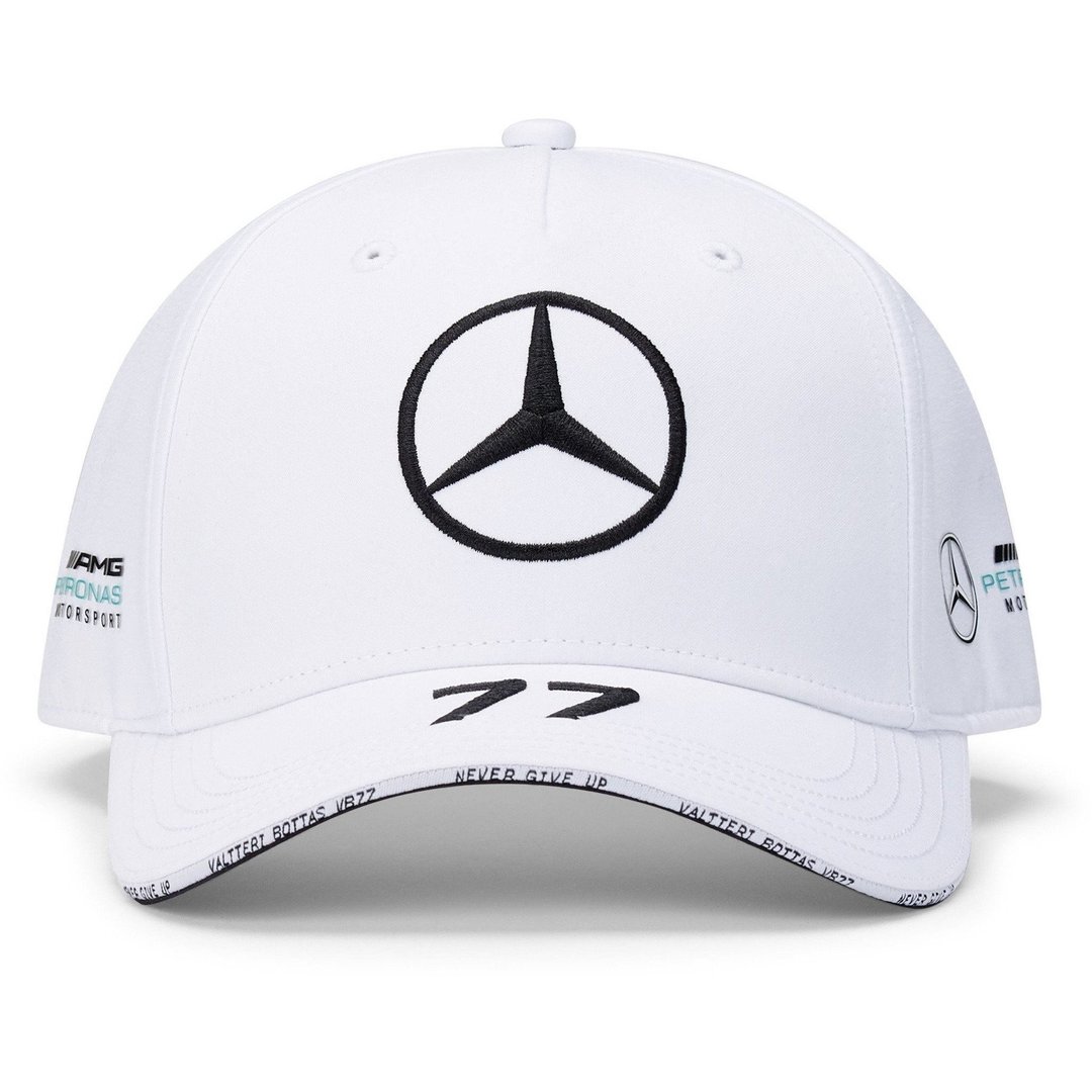 Gorra Mercedez AMG PETRONAS 77 Blanca - Imagen 3