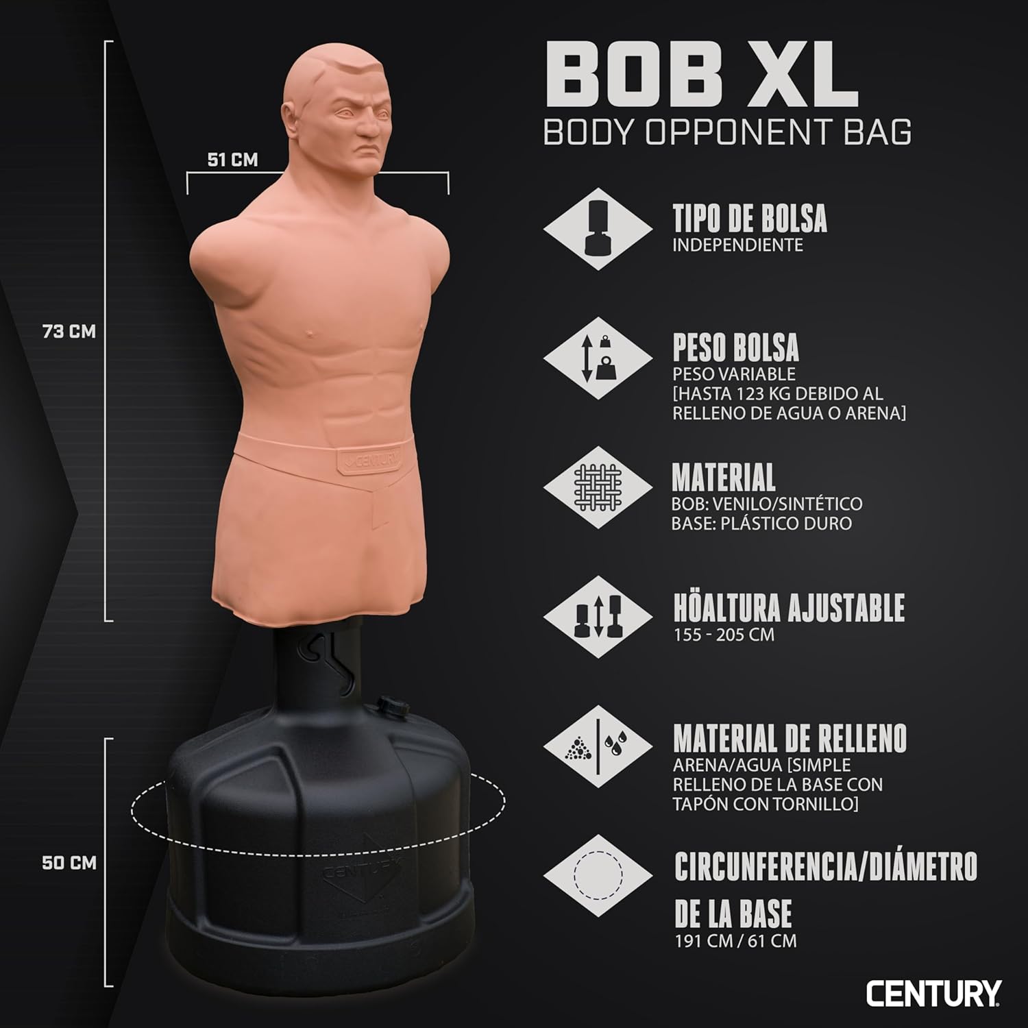 Torso Dummy de Golpeo XL - Century Sam - Imagen 7