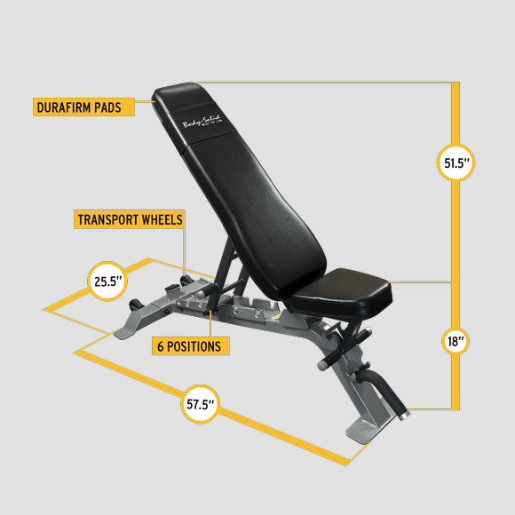 Banco Multiposiciones Profesional - Body Solid - Imagen 5