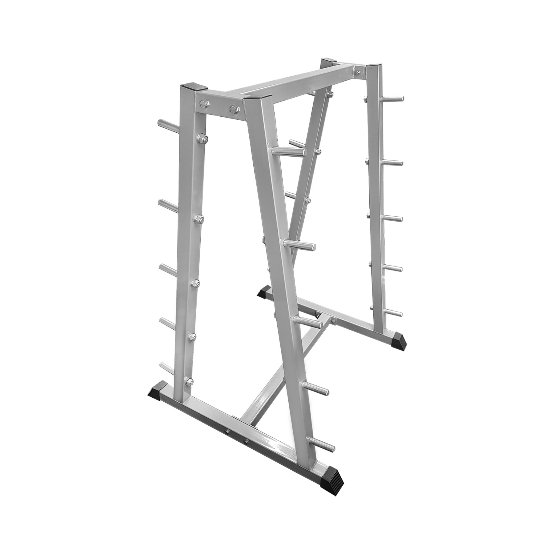Rack Uso Rudo con 10 Barras de 20 a 60 Lb. - Yim Sports - Imagen 8