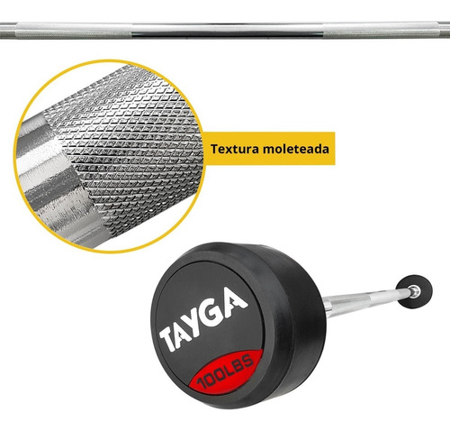 Rack Uso Rudo con 10 Barras de 20 a 110 Lb. - Tayga - Imagen 7