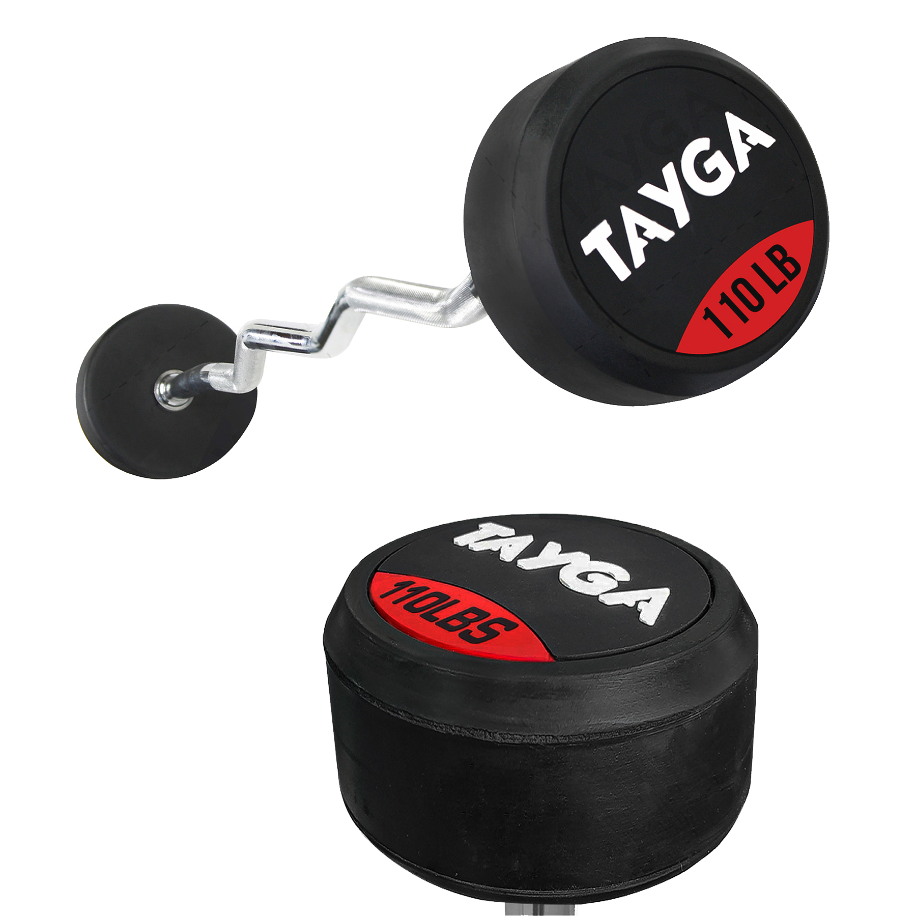 Rack Uso Rudo con 10 Barras de 20 a 110 Lb. - Tayga - Imagen 3