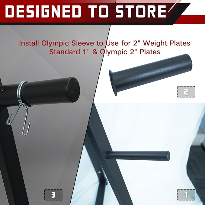 Rack Uso Rudo con Discos Olímpicos de 2.5 a 45 Lb. - Smart Life - Imagen 7